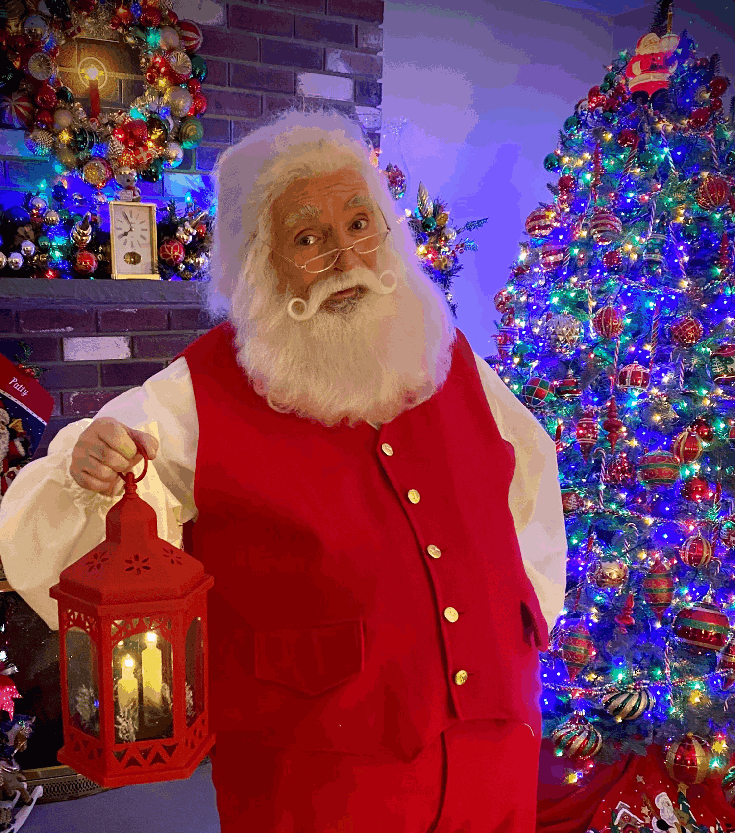 Santa and his Red Lantern