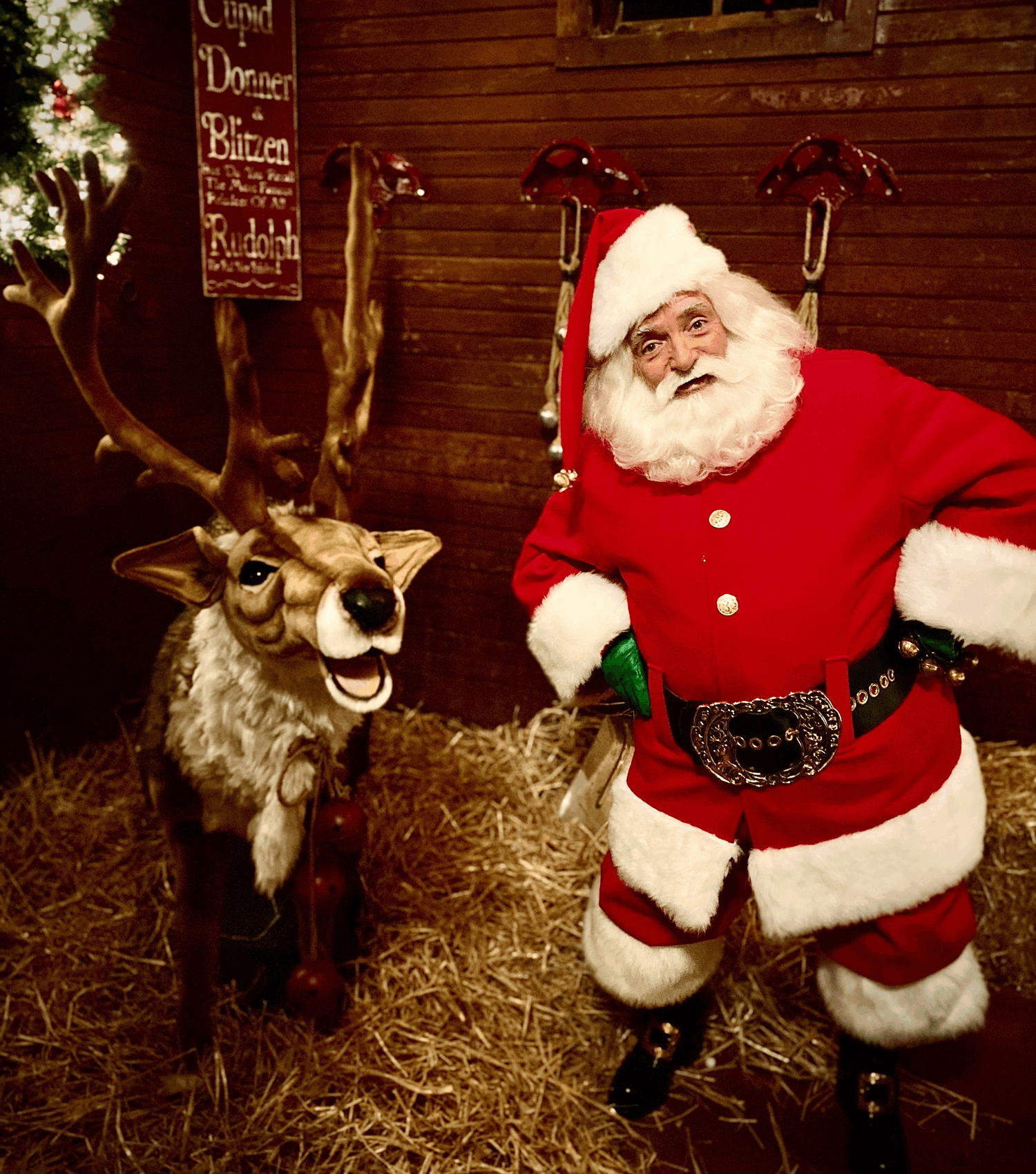 Santa and Rudolph